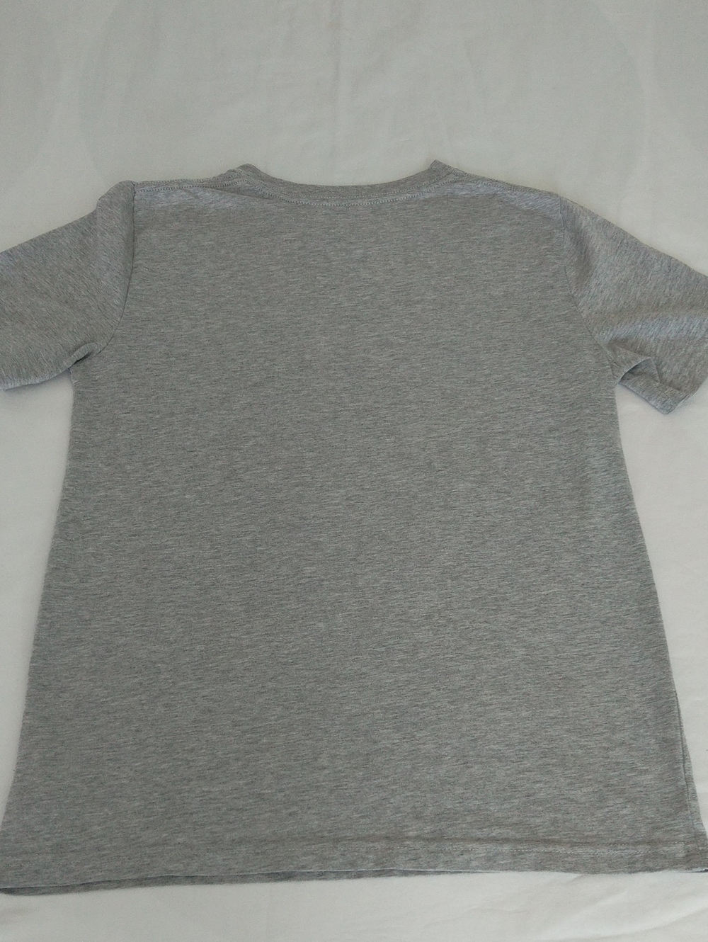 adidas Heather Gray Tee with Blue Sports Graphic Boys Size M ( 10/12) - Picture 4 of 5